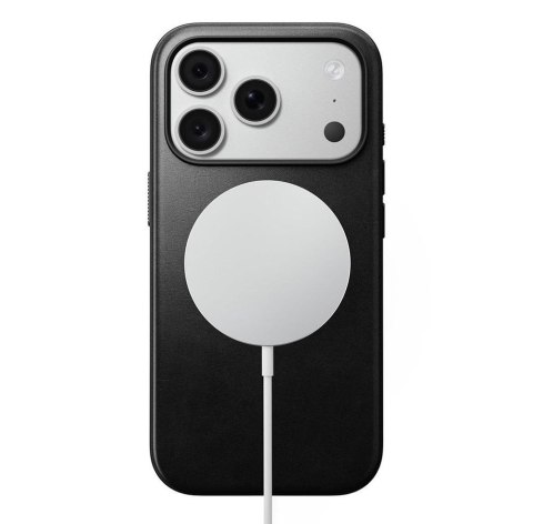 NOMAD futerał skórzany do IPHONE 18 Pro/17 Pro kompatybilny z MagSafe (Modern Leather Case Horween Leather) czarny