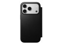 NOMAD futerał skórzany do IPHONE 18 Pro/17 Pro kompatybilny z MagSafe (Modern Leather Folio ECCO Leather) czarny