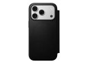 NOMAD futerał skórzany do IPHONE 18 Pro/17 Pro kompatybilny z MagSafe (Modern Leather Folio ECCO Leather) czarny