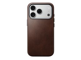 NOMAD futerał skórzany do IPHONE 18 Pro/17 Pro kompatybilny z MagSafe (Traditional Leather Case Horween Leather) rustic brown
