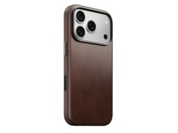 NOMAD futerał skórzany do IPHONE 18 Pro/17 Pro kompatybilny z MagSafe (Traditional Leather Case Horween Leather) rustic brown