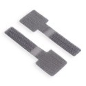 Opaska na kable samoprzylepna z rzepem Blue Star PJ-COZ413 - szara (10 szt.)