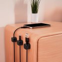 Organizer do kabli Blue Star PJ-OCZ7 magnetyczny - czarny (3 szt.)