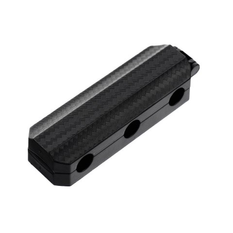 Organizer magnetyczny samoprzylepny Blue Star PJ-OCZ5 na 3 kable - czarny (2 szt.)