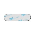 Organizer silikonowy samoprzylepny Blue Star PJ-OCZ23 na 4 kable - czarny (1 szt.)