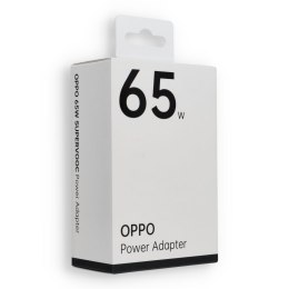 Oryginalna Ładowarka Sieciowa Oppo SuperVOOC VCA7JFEH 65W Power Adapter biała blister