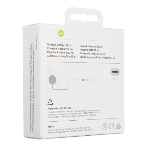 Oryginalna ładowarka indukcyjna Apple zgodna z MagSafe i Qi 2.2 MX6Y3ZM/A A3250 25W biała blister