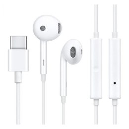 Oryginalne Słuchawki przewodowe doszune USB C Oppo MH147 bulk białe