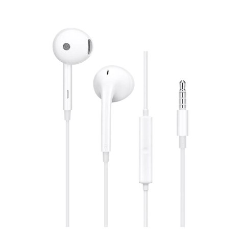 Oryginalne Słuchawki przewodowe douszne Jack 3,5 mm Oppo MH135 bulk białe