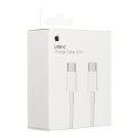 Oryginalny Kabel USB C do C 60W Apple MLL82ZM/A A1739 2m blister biały
