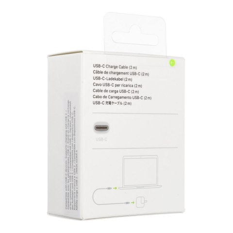 Oryginalny Kabel USB C do C 60W Apple MLL82ZM/A A1739 2m blister biały