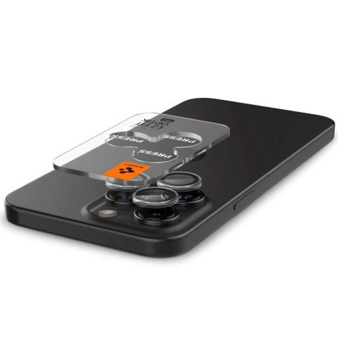 Osłona aparatu Spigen Glas.tR EZ Fit Optik Pro na iPhone 15 Pro / 15 Pro Max / 16 Pro / 16 Pro Max / 17 Pro / 17 Pro Max - 2 szt