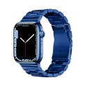 Pasek do Apple Watch Forcell F-Design FA10 zatrzask stal 42 / 44 / 45 / 49 mm niebieski