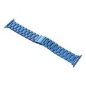 Pasek do Apple Watch Forcell F-Design FA10 zatrzask stal 42 / 44 / 45 / 49 mm niebieski
