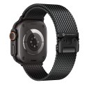 Pasek do Apple Watch Forcell F-Design FA11 zatrzask stal 38 / 40 / 41 mm czarny