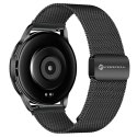 Pasek do Samsung Galaxy Watch Forcell F-Design FS11 magnetyczny stal 22 mm czarny