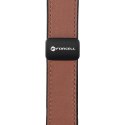 Pasek do Samsung Galaxy Watch Forcell F-Design FS20 magnetyczny skóra ekologiczna 20 mm brązowy