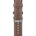 Pasek do Samsung Galaxy Watch Forcell F-Design FS21 dziurki skóra ekologiczna 20 mm brązowy