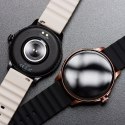 Pasek do Samsung Galaxy Watch Forcell Forcell F-Design FS01 dziurki silikon 20 mm czarny