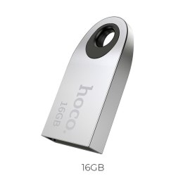 Pendrive 16GB USB 2.0 (USB A) Hoco mini UD9 srebrny