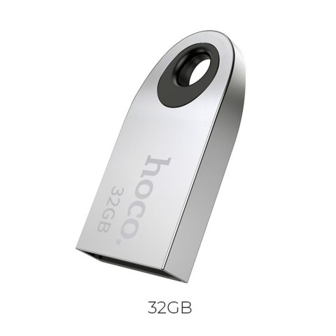 Pendrive 32GB USB 2.0 (USB A) Hoco mini UD9 srebrny