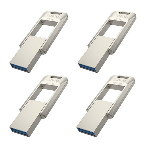 Pendrive 32GB USB 3.0 (USB A) Hoco UD16 nikiel