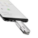 Pendrive 32GB USB 3.0 (USB A + USB C) Hoco UD10 srebrny
