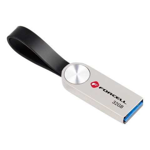 Pendrive 32GB USB 3.2 Gen 1 (USB A) Forcell F-Data Metal srebrny