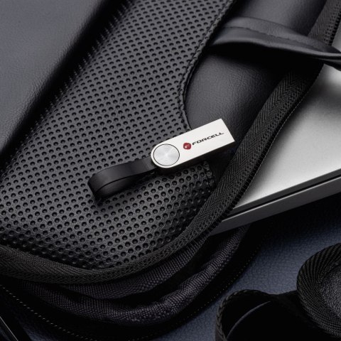 Pendrive 32GB USB 3.2 Gen 1 (USB A) Forcell F-Data Metal srebrny