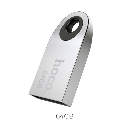 Pendrive 64GB USB 2.0 (USB A) Hoco mini UD9 srebrny