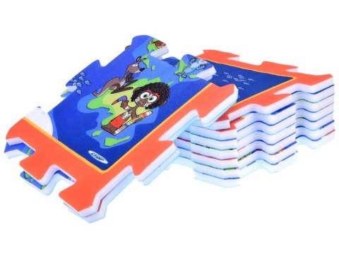 Piankowe puzzle Dzieci Świata mata do zabawy 93x93cm ZA3149