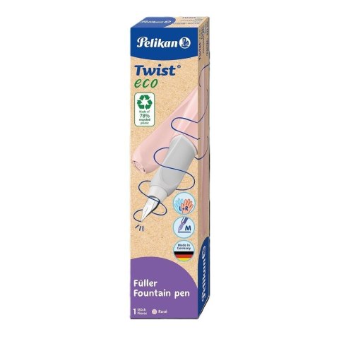 Pióro wieczne Twist Eco M różowe