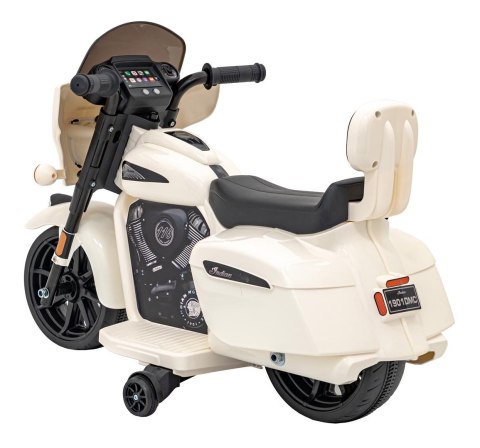 Pojazd Chopper INDIAN Biały motocykl dla dziecka