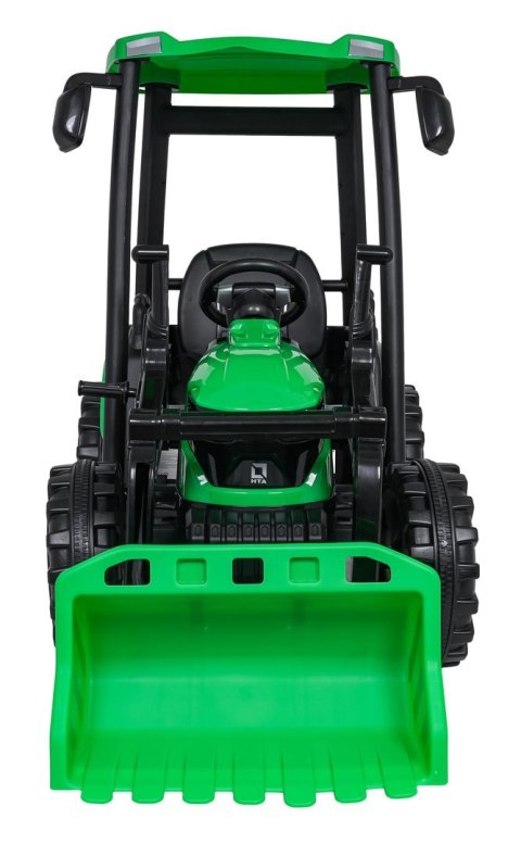 Pojazd MEGA Traktor D68 Z Przyczepką Zielony