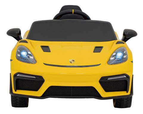 Pojazd Porsche Spyder RS 718 Żółty MP4