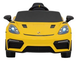 Pojazd Porsche Spyder RS 718 Żółty samochód sportowy