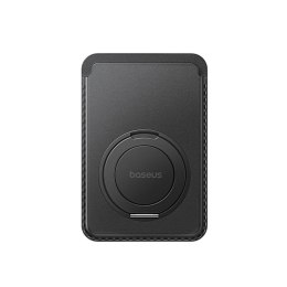 Portfel magnetyczny Baseus MagPro 3 z podstawką kompatybilny z MagSafe - czarny