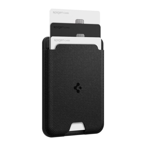 Portfel magnetyczny Spigen Urban Fit MagSafe na telefon - czarny