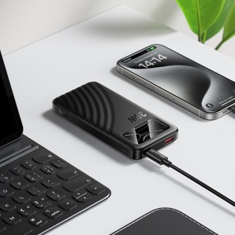 Powerbank 10000 mAh QC PD 30W 3A Hoco Q42 czarny