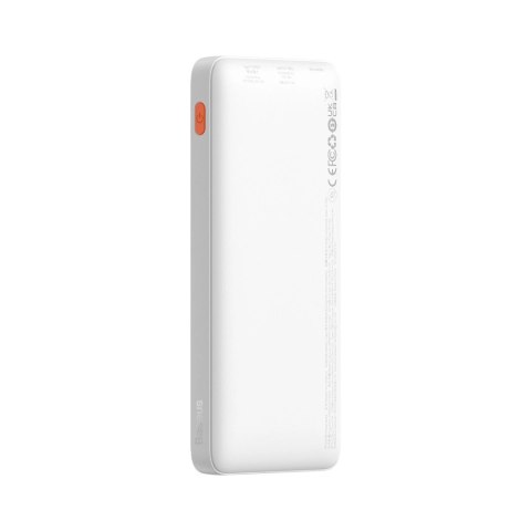 Powerbank Baseus Airpow 20W 10000mAh z kablem Baseus Simple Series USB-A - USB-C 30 cm - biały