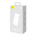 Powerbank Baseus Airpow 20W 10000mAh z kablem Baseus Simple Series USB-A - USB-C 30 cm - biały