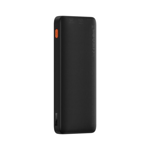 Powerbank Baseus Airpow 20W 10000mAh z kablem Baseus Simple Series USB-A - USB-C 30 cm - czarny