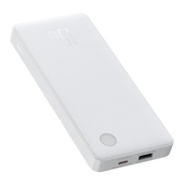 Powerbank Baseus Airpow Lite 10000mAh 15W z kablem Baseus Simple USB-A - USB-C 30cm - biały