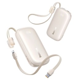 Powerbank Baseus EnerFill FC21 Qpow 3 Ultra 10000mAh 22,5W z dołączonym kablem-smyczą - tytanowy