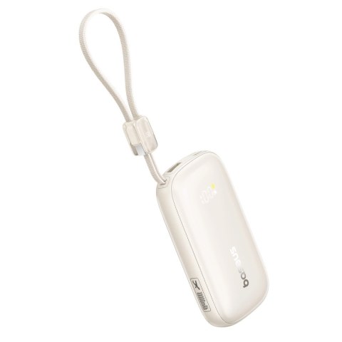Powerbank Baseus EnerFill FC21 Qpow 3 Ultra 10000mAh 22,5W z dołączonym kablem-smyczą - tytanowy