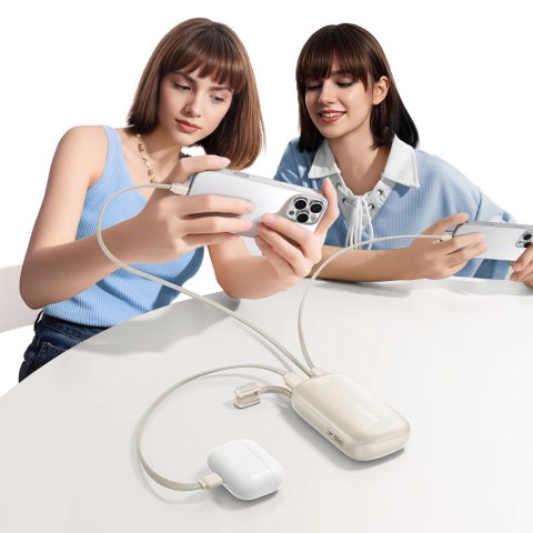 Powerbank Baseus EnerFill FC21 Qpow 3 Ultra 10000mAh 22,5W z dołączonym kablem-smyczą - tytanowy