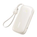 Powerbank Baseus EnerFill FC21 Qpow 3 Ultra 10000mAh 45W z wyświetlaczem cyfrowym z odłączanym kablem USB-C - Lightning - tytano