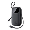 Powerbank Baseus EnerFill FC31 QPow3 10000mAh 45W z kablami USB-C i Lightning - czarny