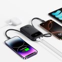 Powerbank Baseus EnerFill FC31 QPow3 10000mAh 45W z kablami USB-C i Lightning - czarny