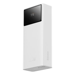 Powerbank Baseus EnerFill FP41 30000mAh 22.5W z kablem Baseus Simple USB-A - USB-C 3A 30cm - biały